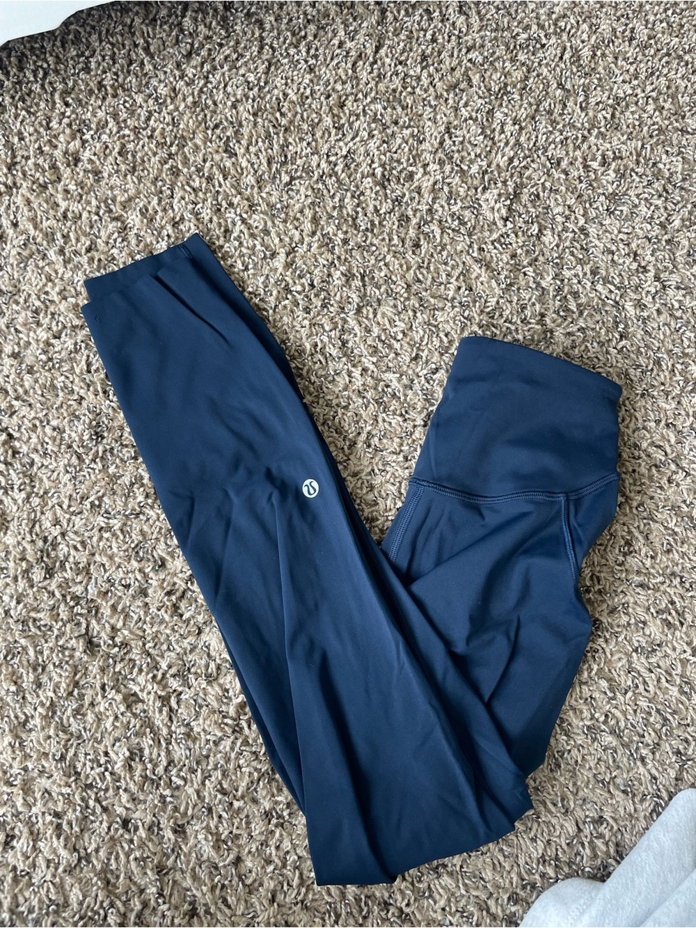 lululemon Base Pace Navy Leggings 25”